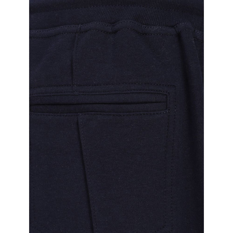 Blue Cotton Joggers (Workout Pants)
