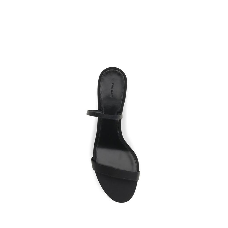Black Calf Leather Bos Taurus Strap-On Sandals