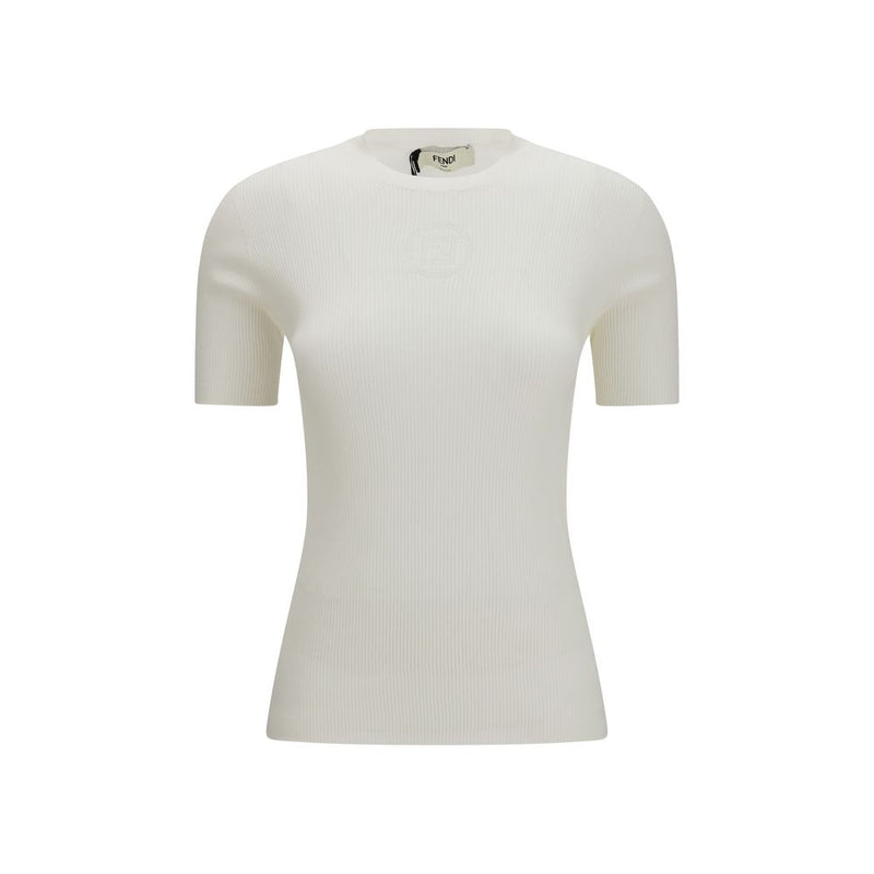 White Cotton Sweatshirt