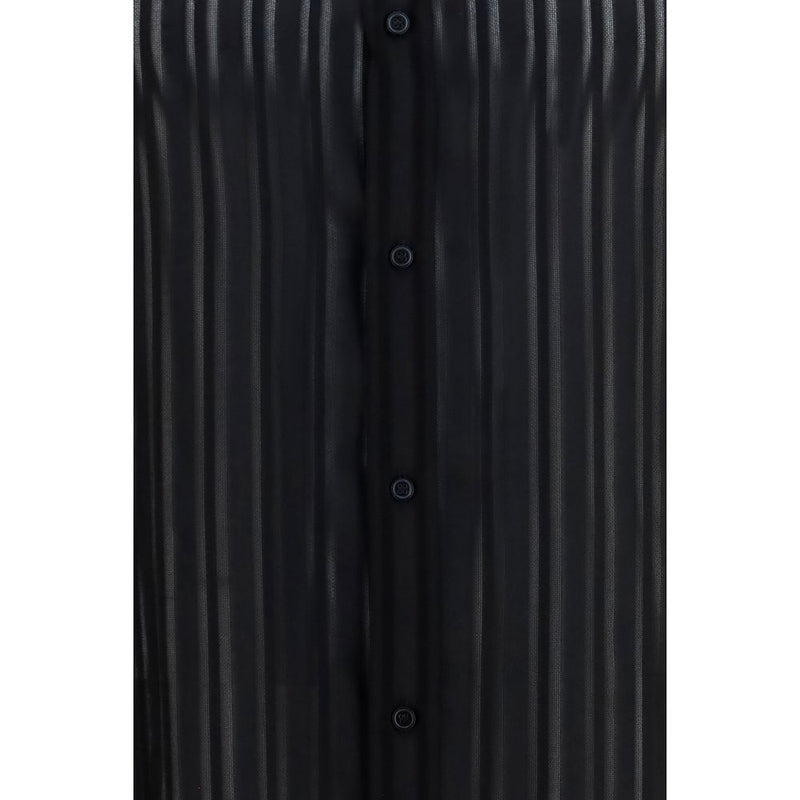 Black Silk Dress Shirt