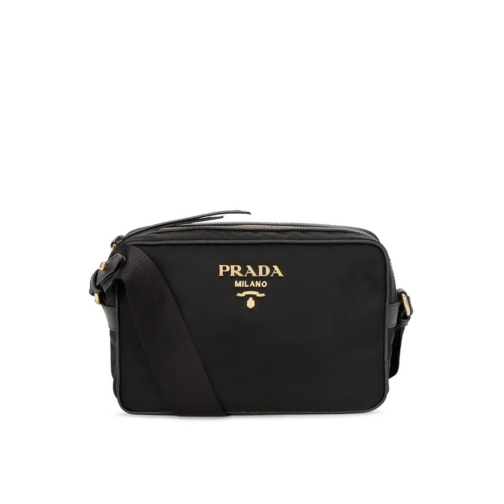 Black Nylon Shoulder Bag