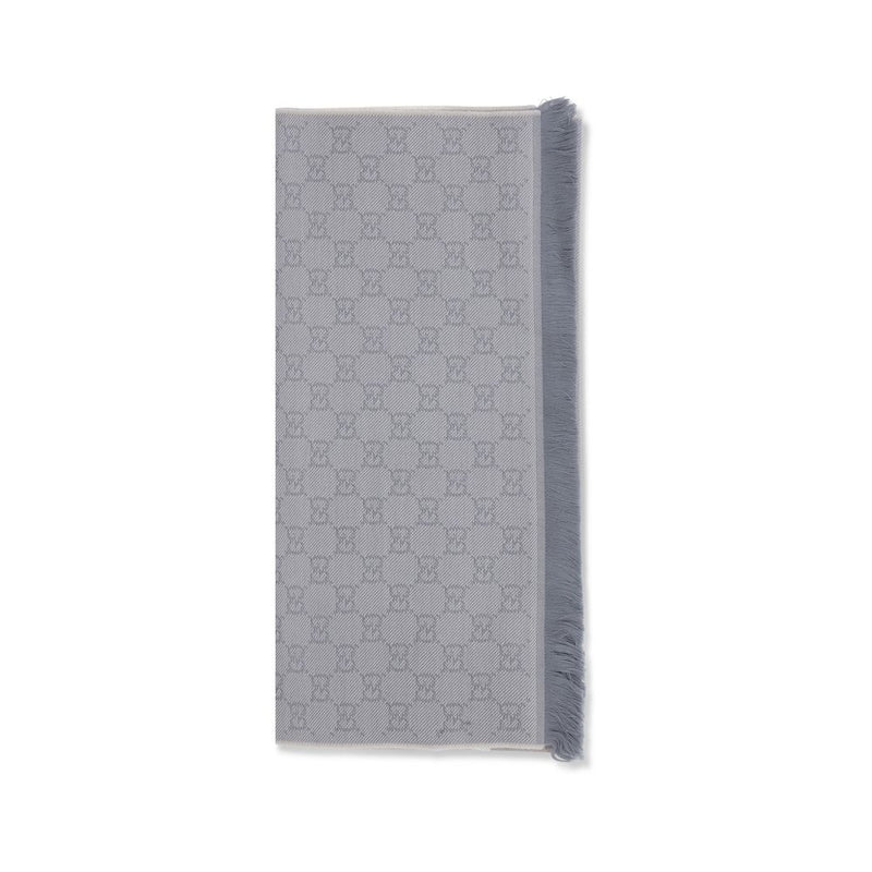 Gray Wool Scarf
