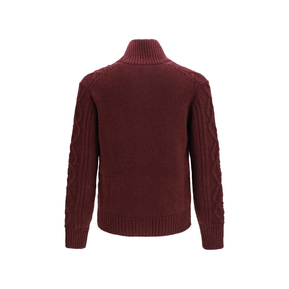 Bordeaux Cashmere Cardigan