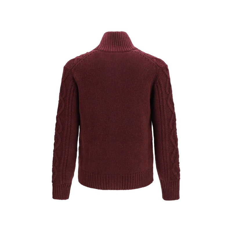 Bordeaux Cashmere Cardigan