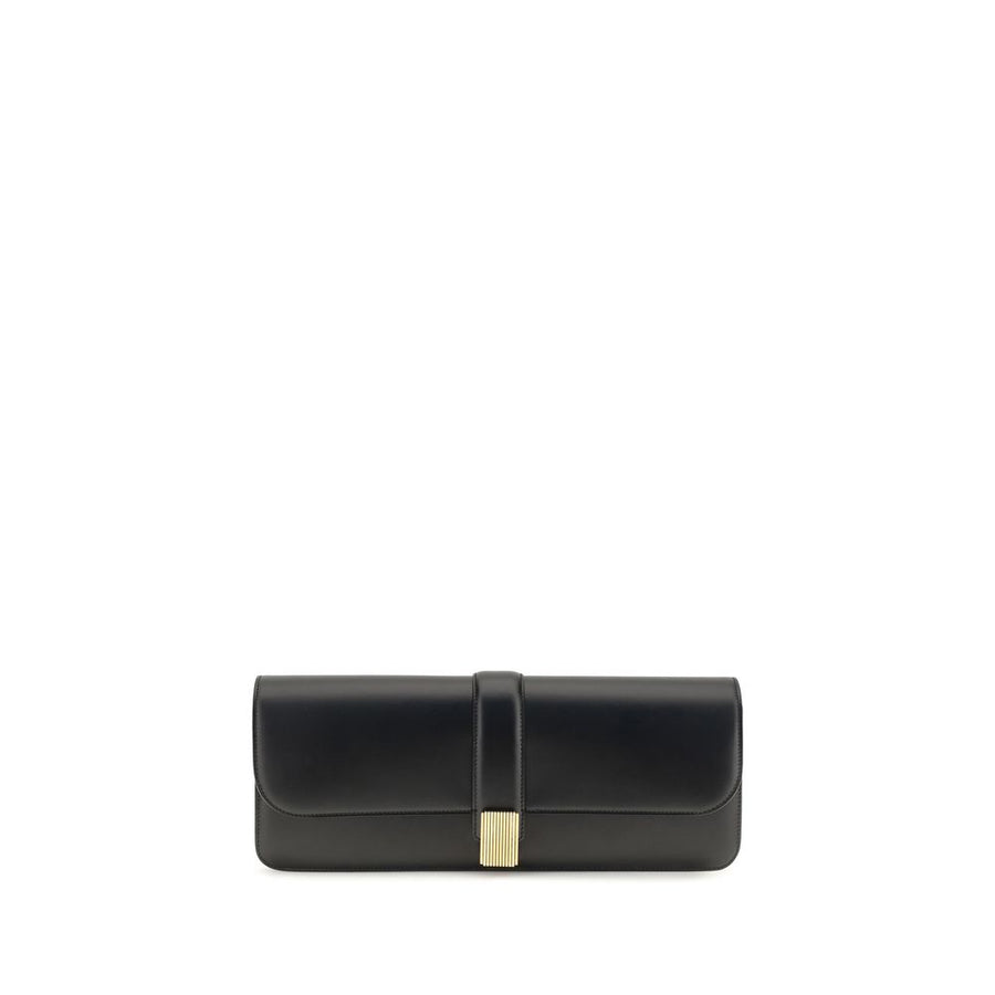 Black Calf Leather Bos Taurus Clutch Bag