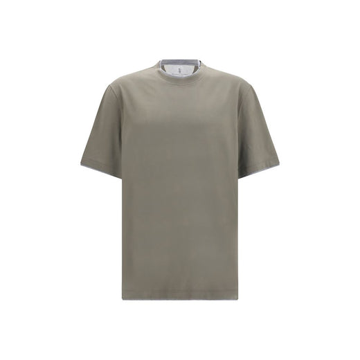 Bicolor Cotton T-Shirt