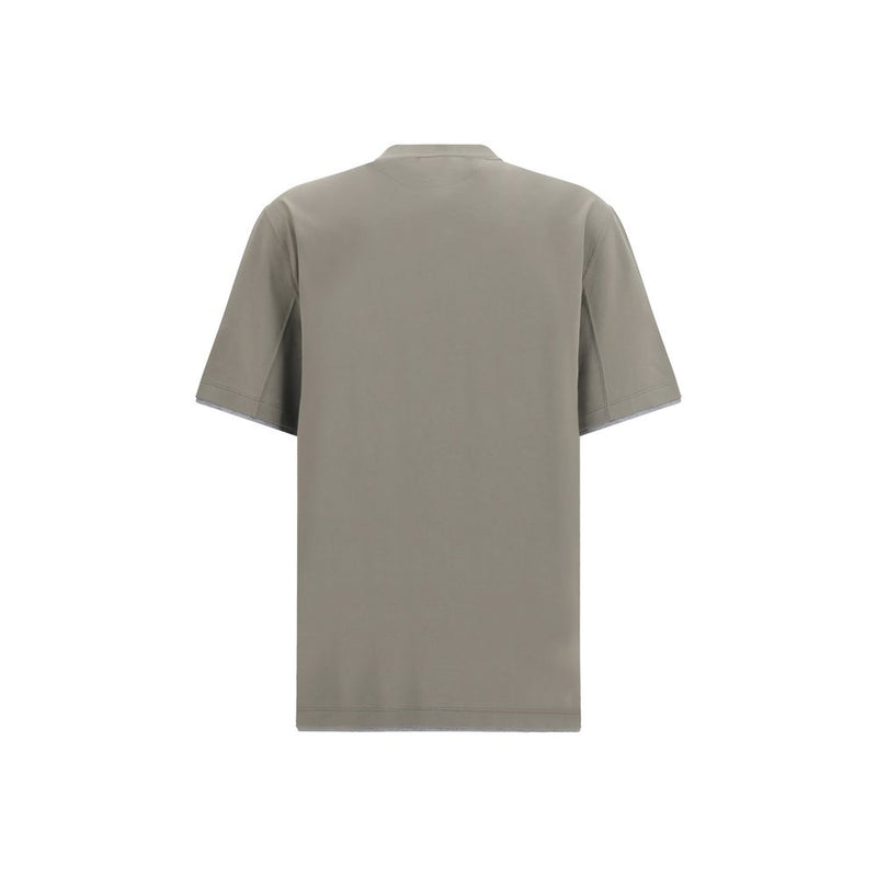 Bicolor Cotton T-Shirt