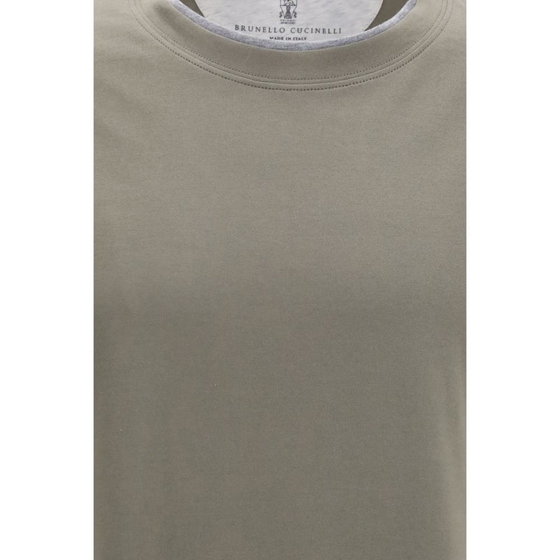 Bicolor Cotton T-Shirt