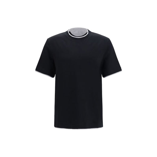 Black Cotton T-Shirt