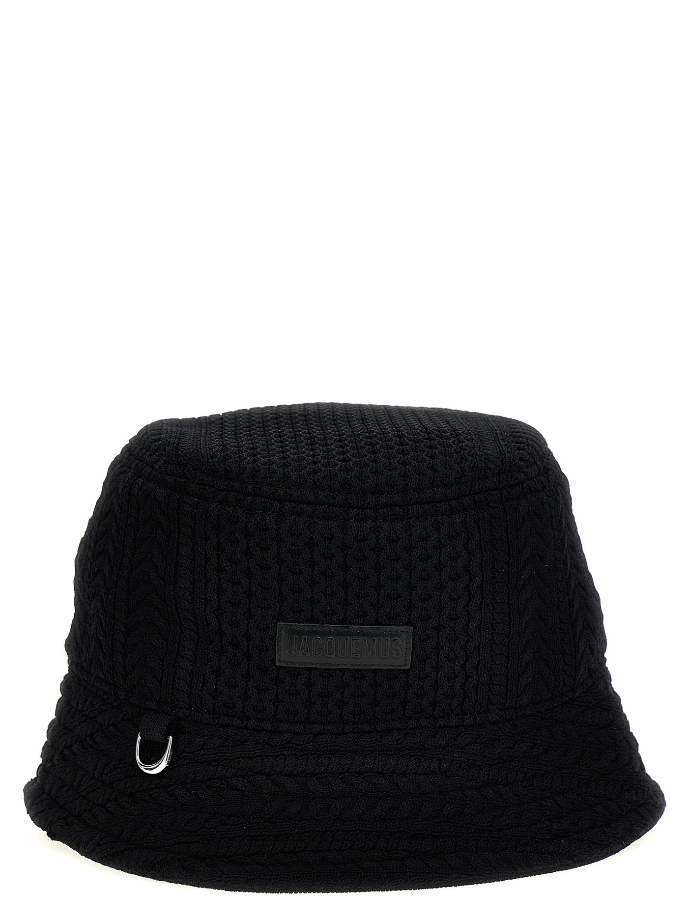 Black Viscose Bucket Hat