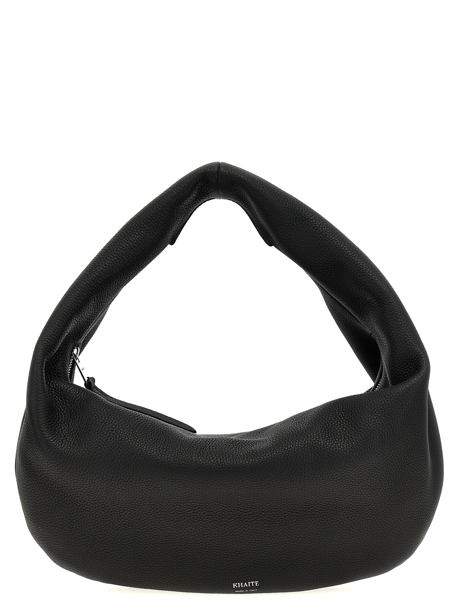 Black Calfskin Shoulder Bag