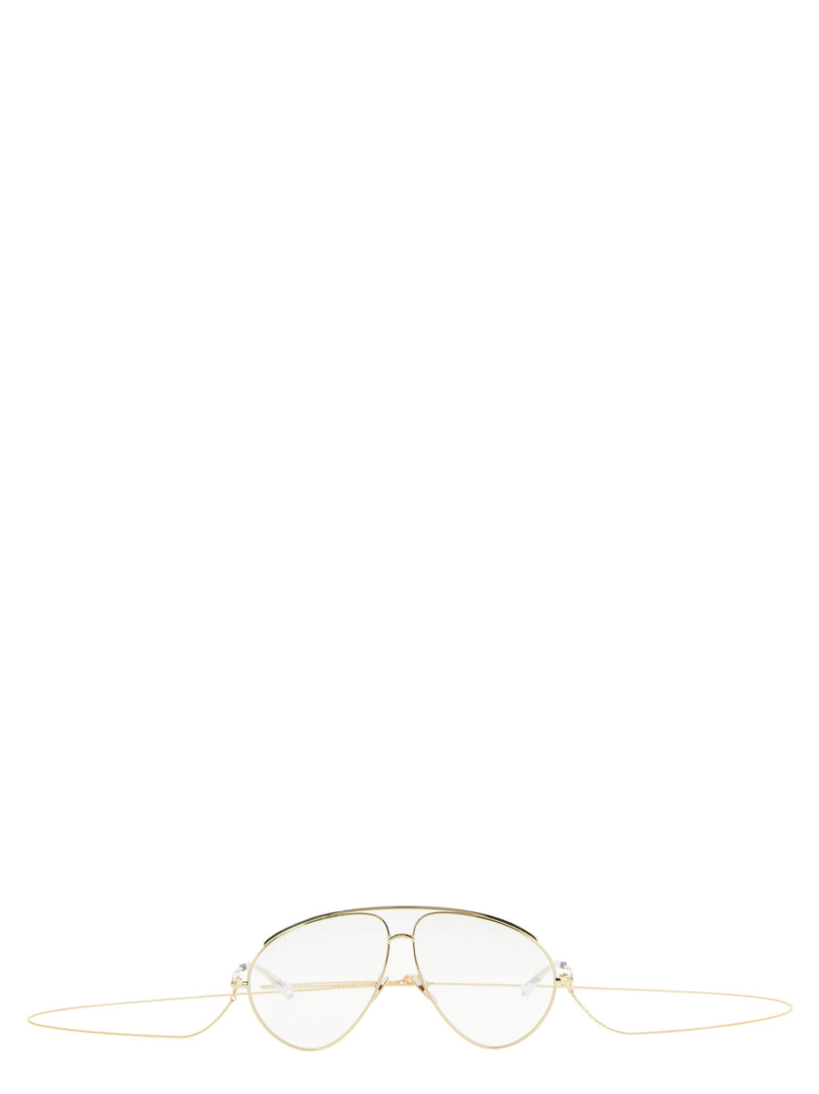 Gold Polyamide Sunglasses