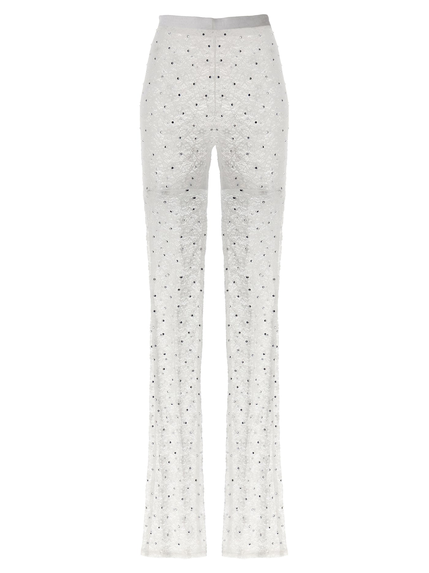 White Polyamide Leggings