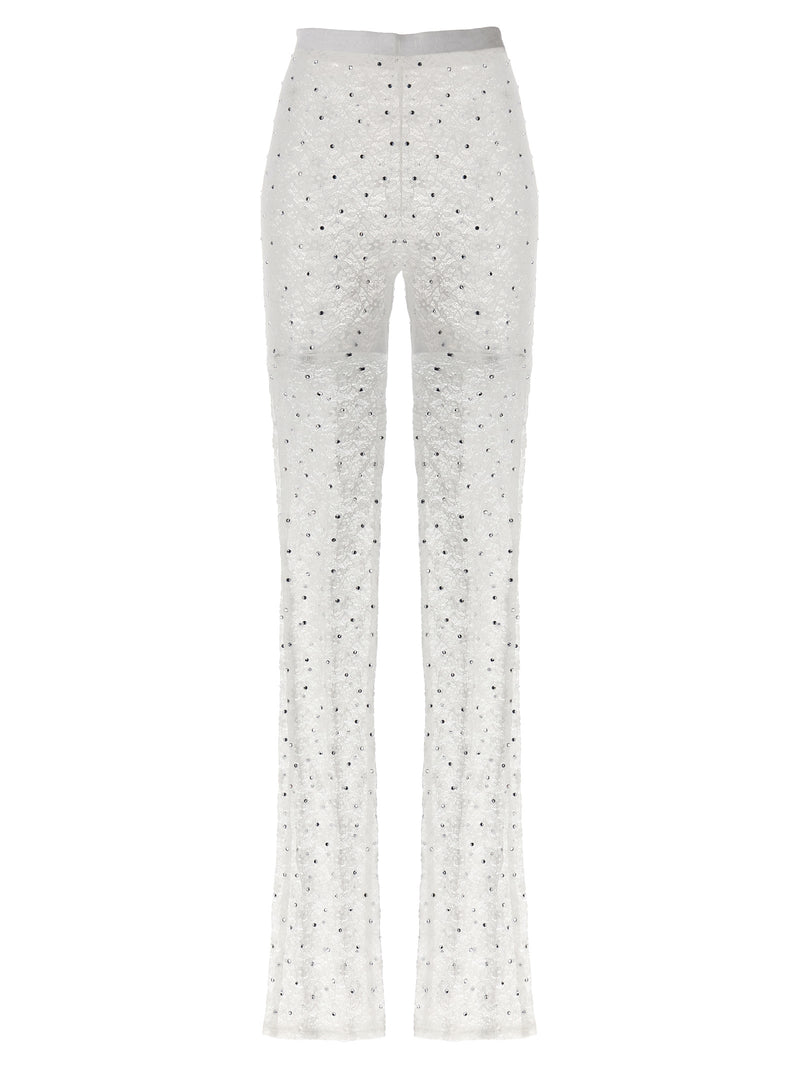 White Polyamide Leggings