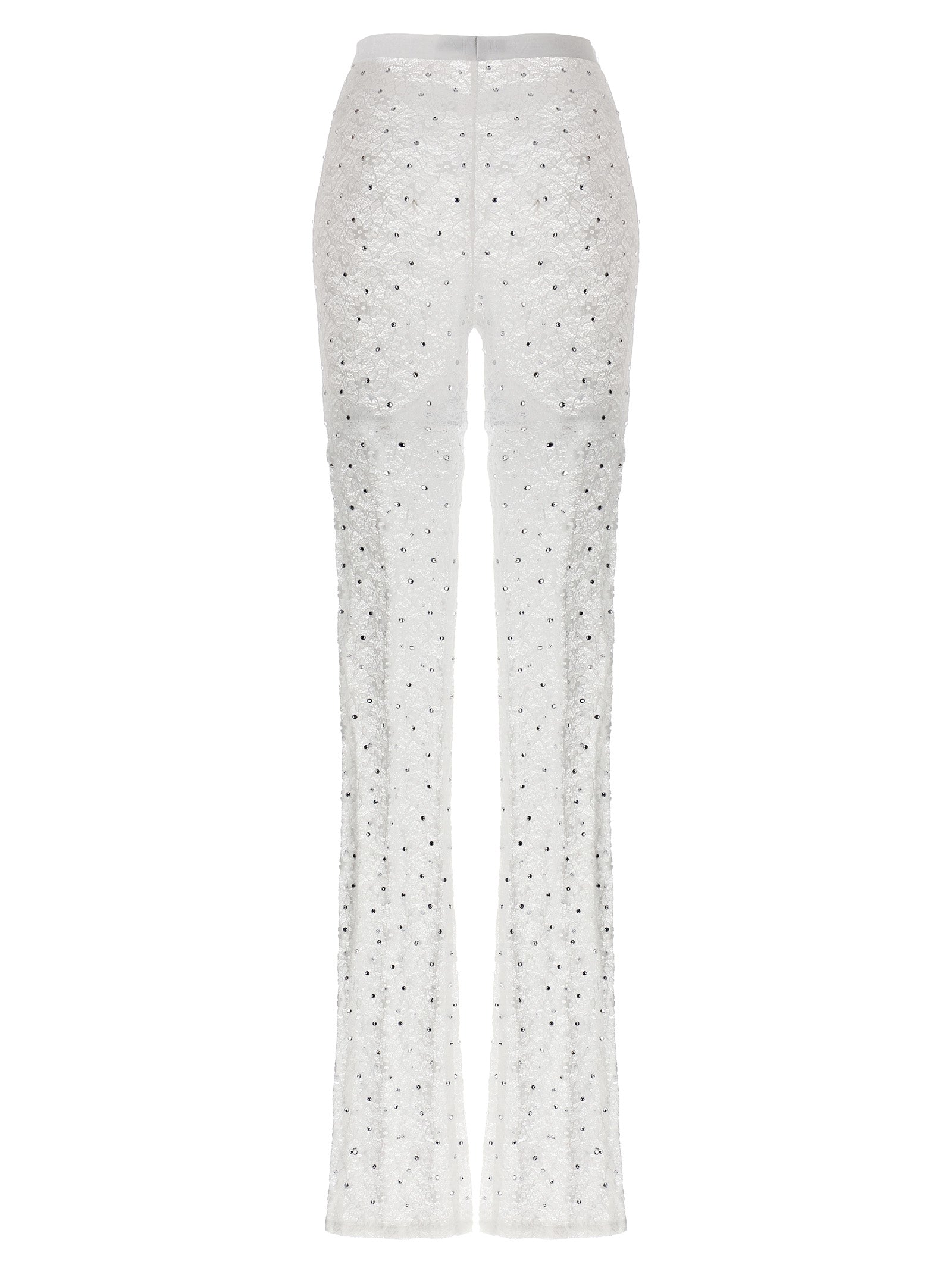 White Polyamide Leggings