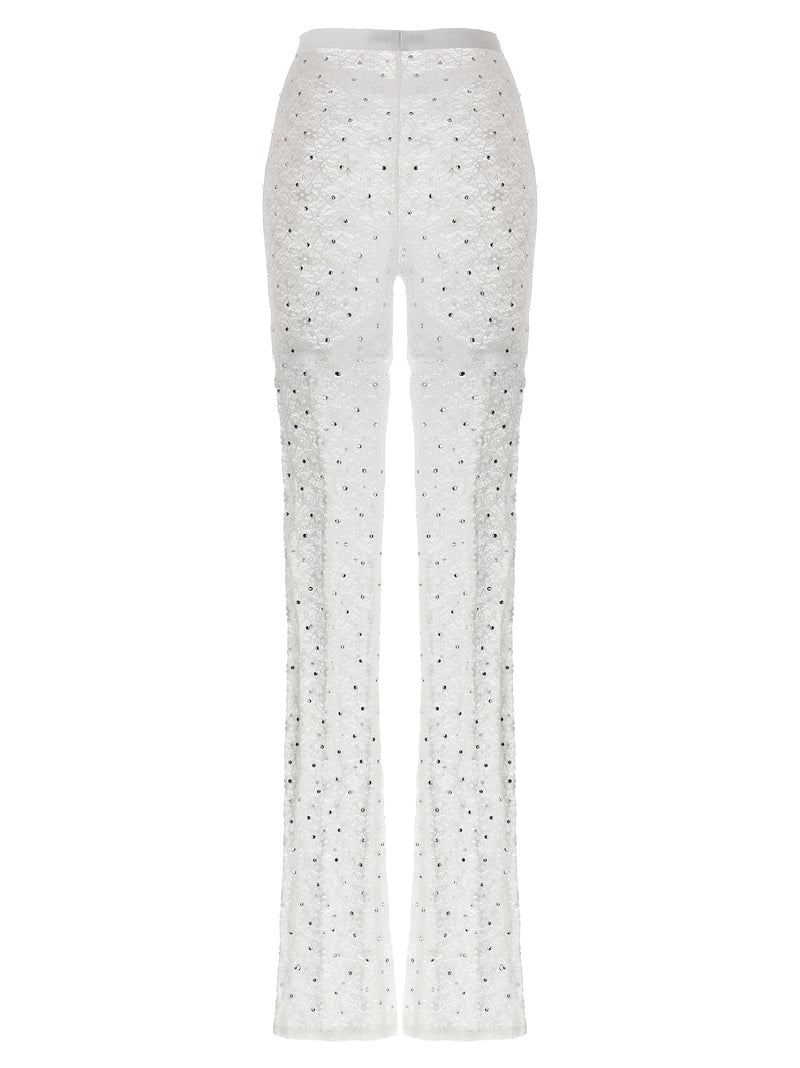 White Polyamide Leggings