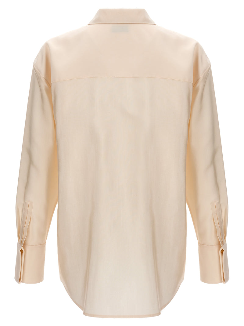 Beige Acetate Blouse