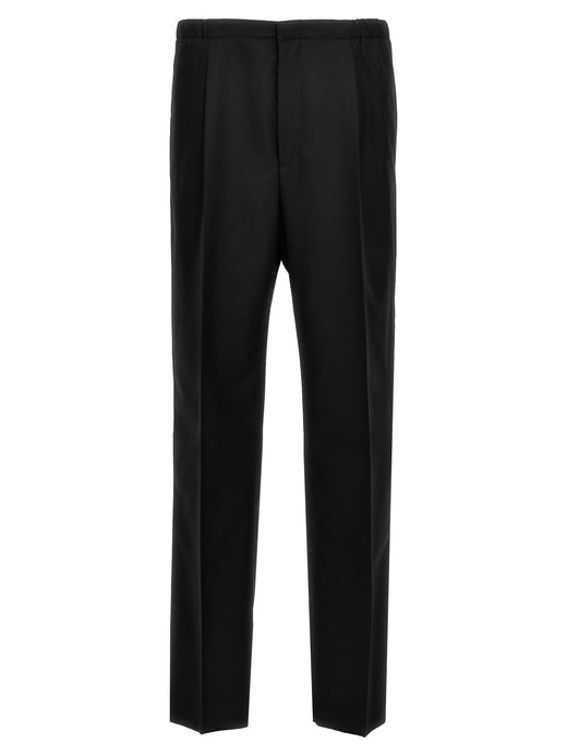 Black Virgin Wool Dress Pants