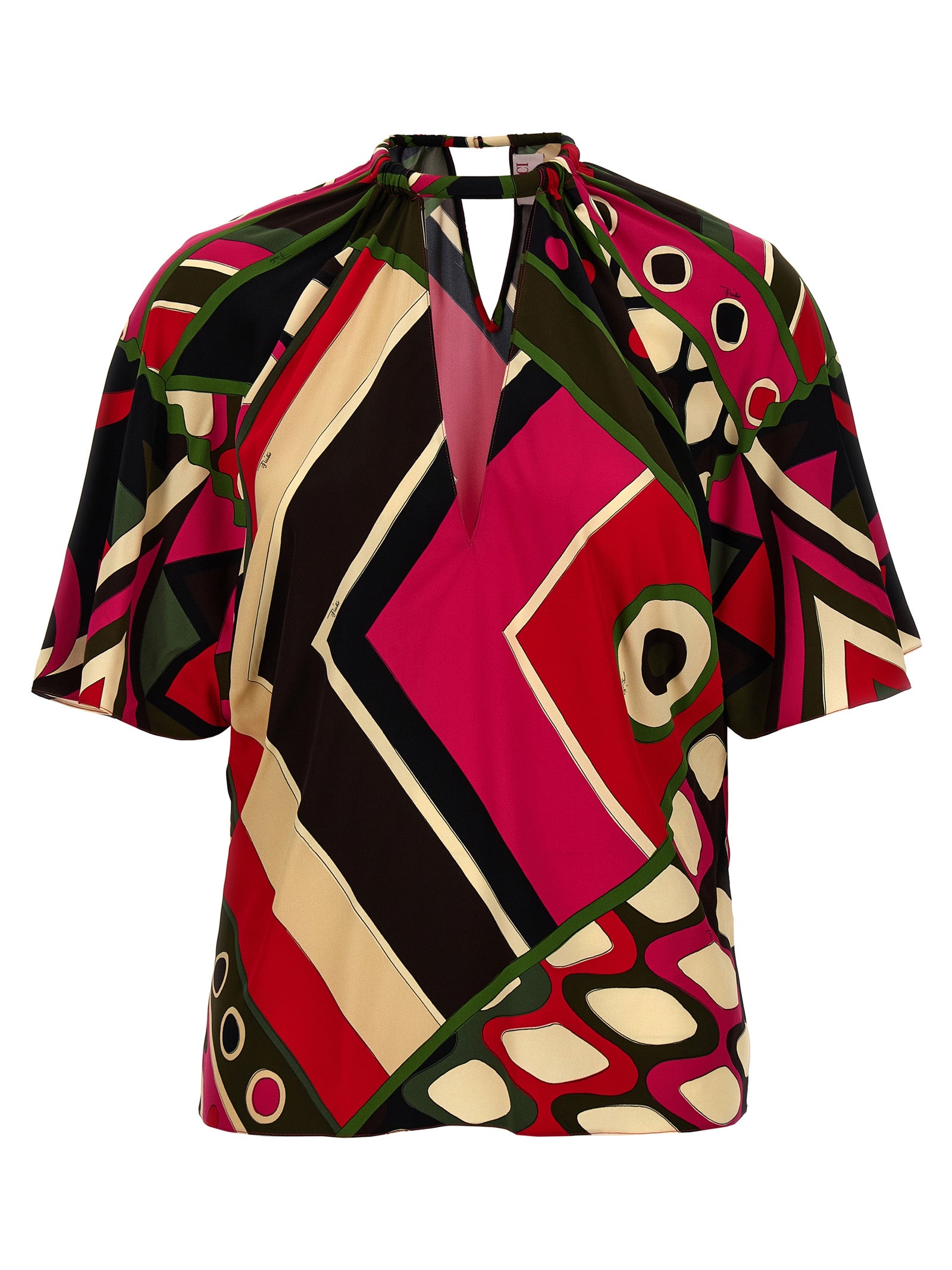 Multicolor Viscose Pattern Shirt