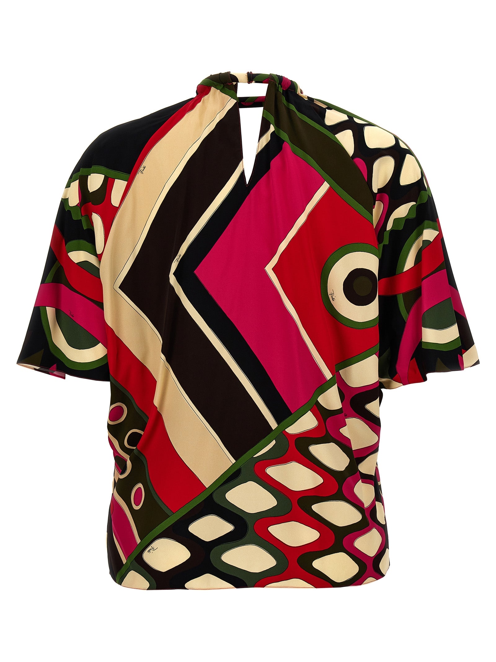 Multicolor Viscose Pattern Shirt