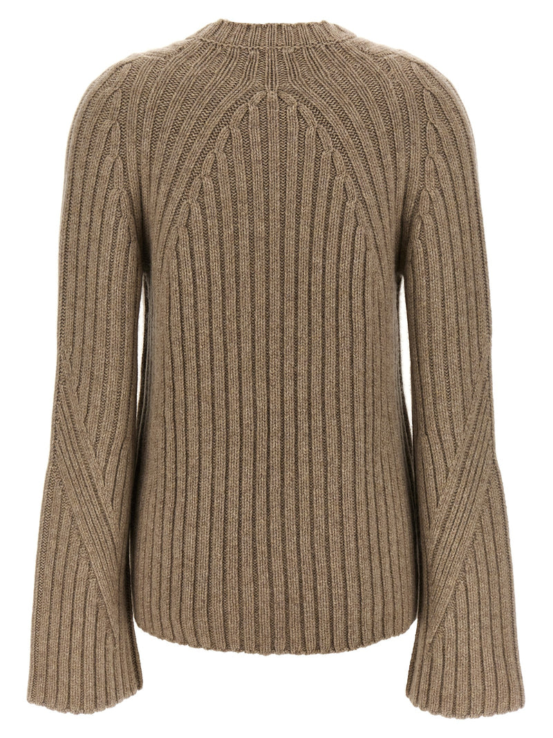 Beige Cashmere Cardigan