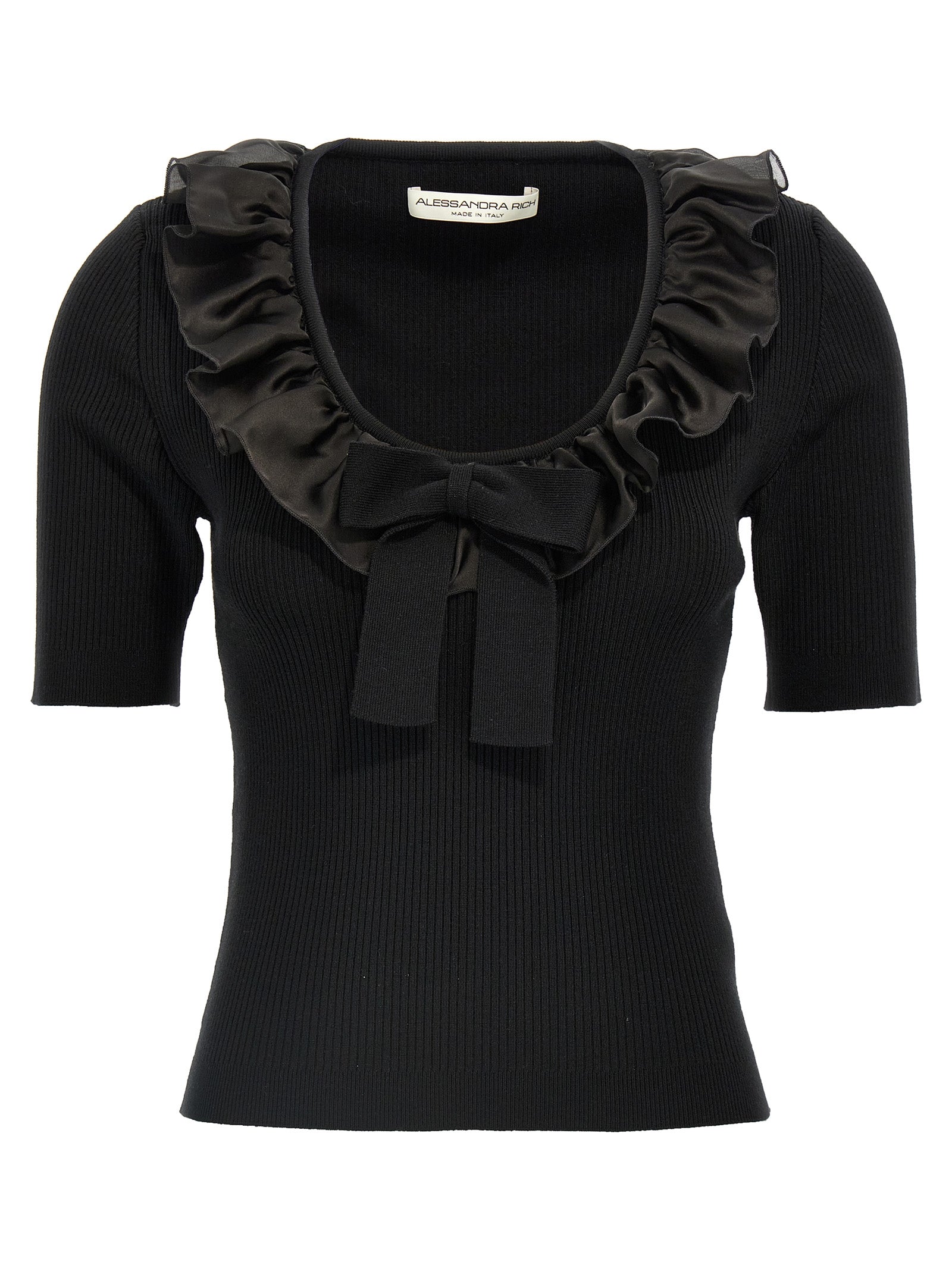 Black Wool T-Shirt