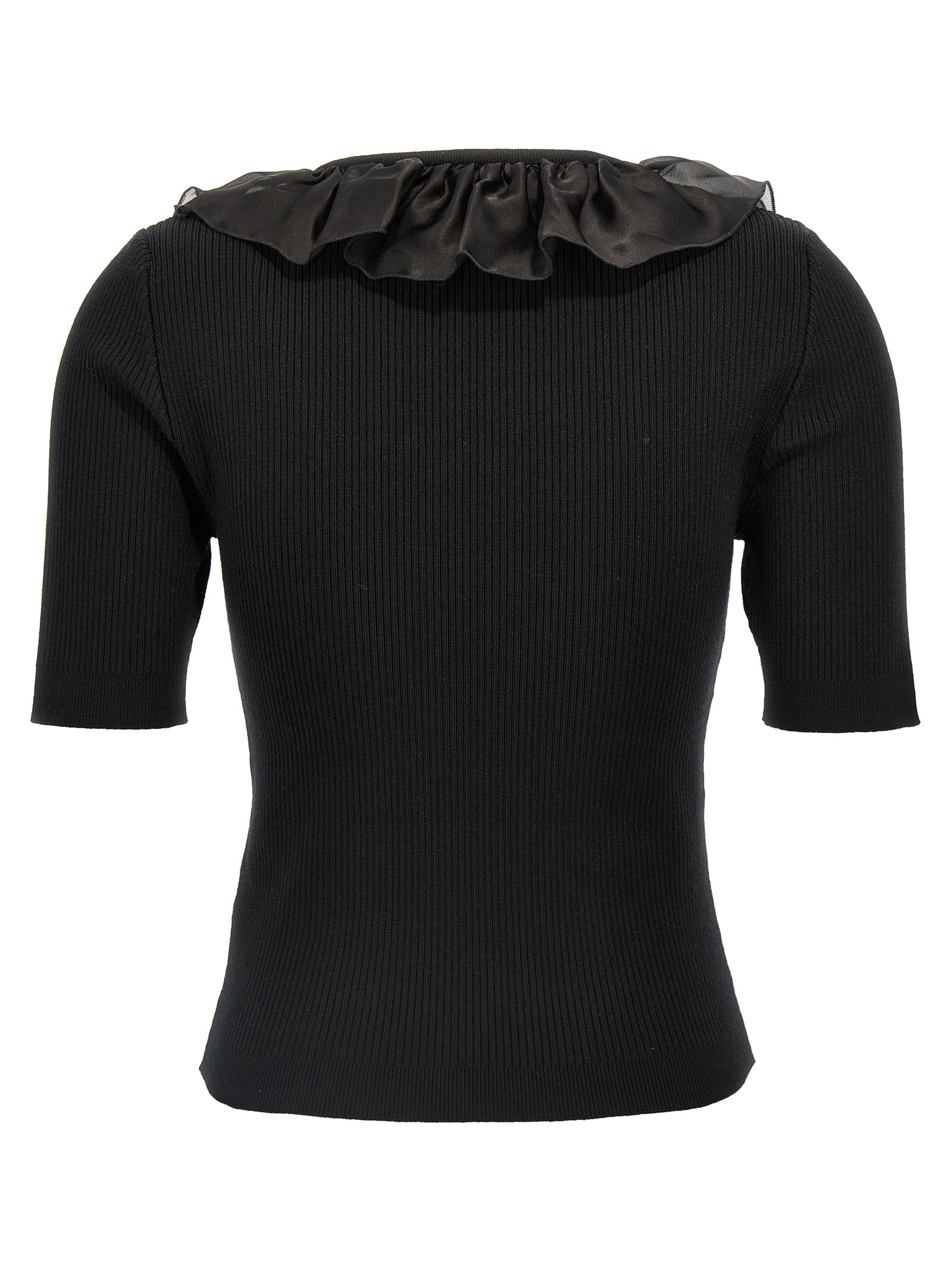 Black Wool T-Shirt