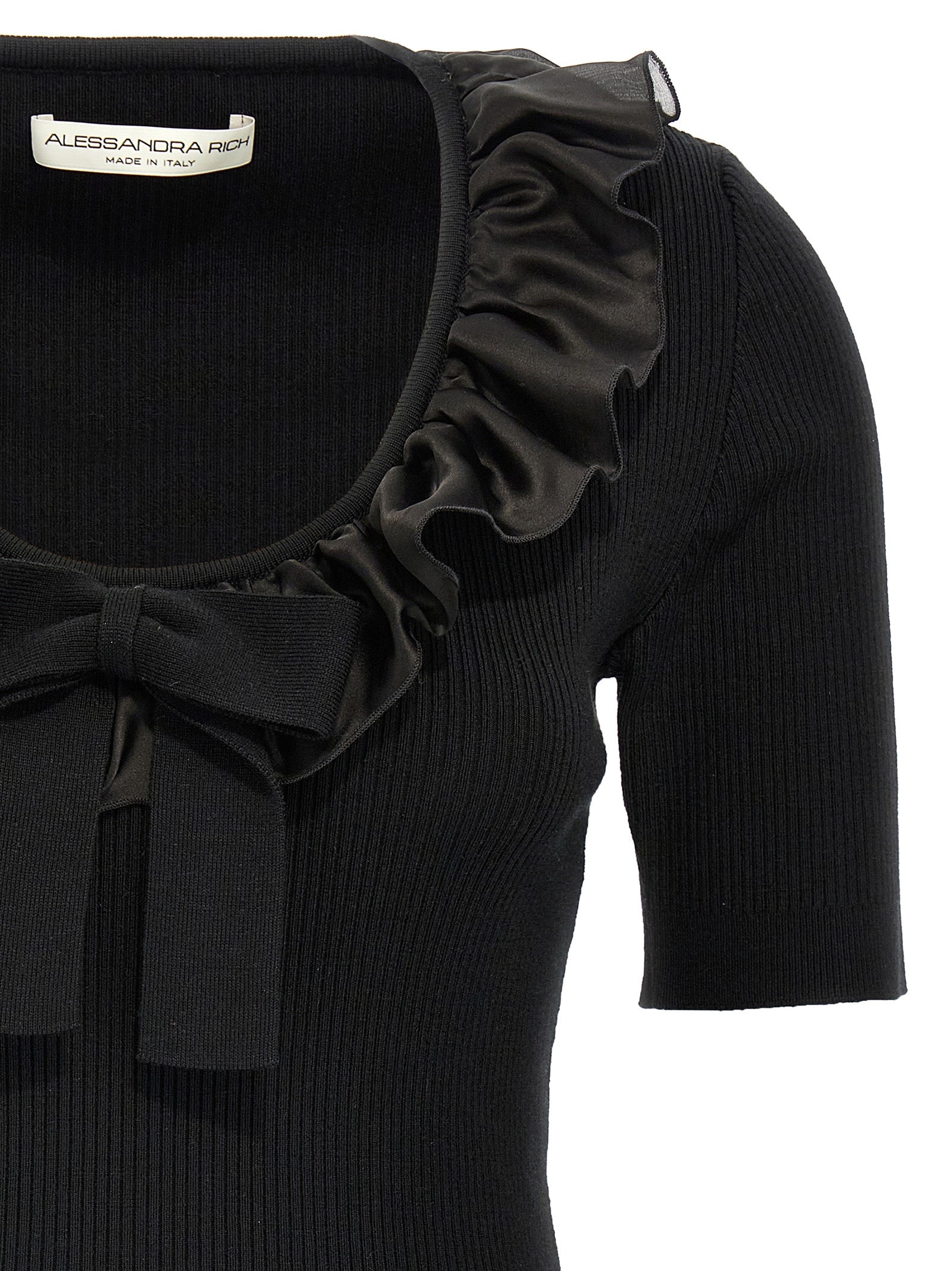 Black Wool T-Shirt
