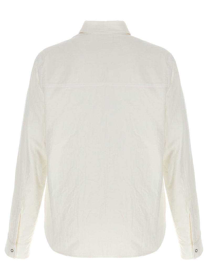 White Polyamide Blouse
