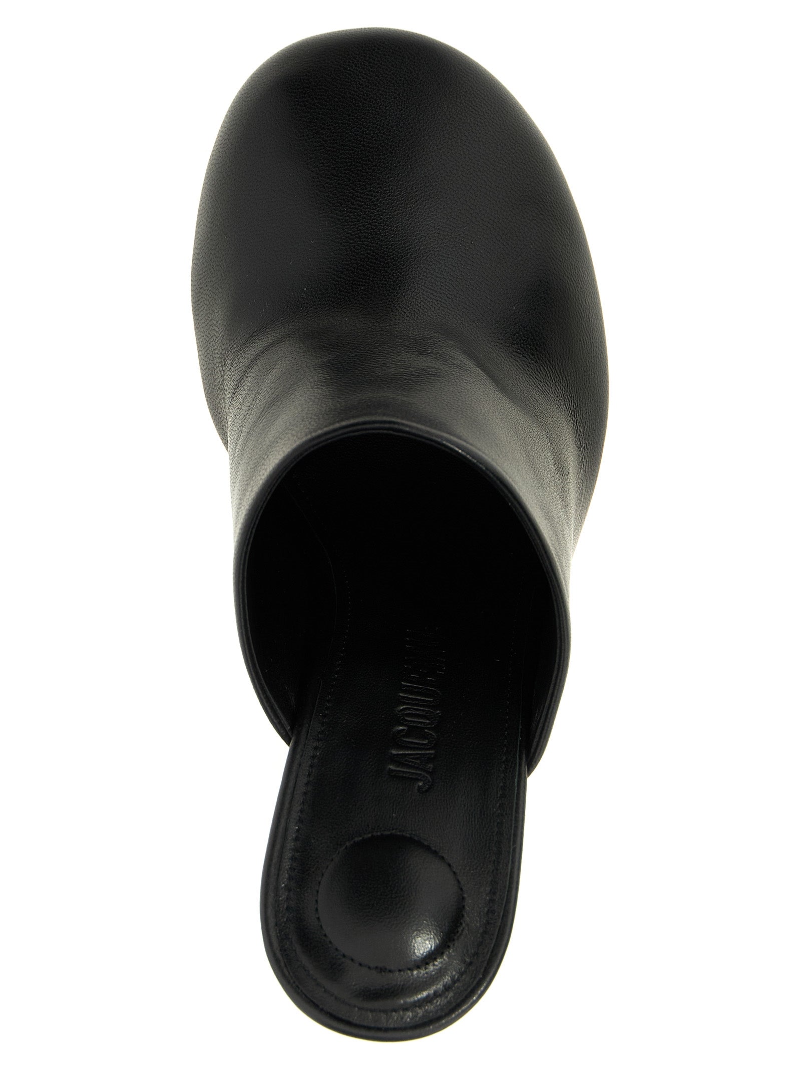 Black Lamb Leather High Heel Pumps