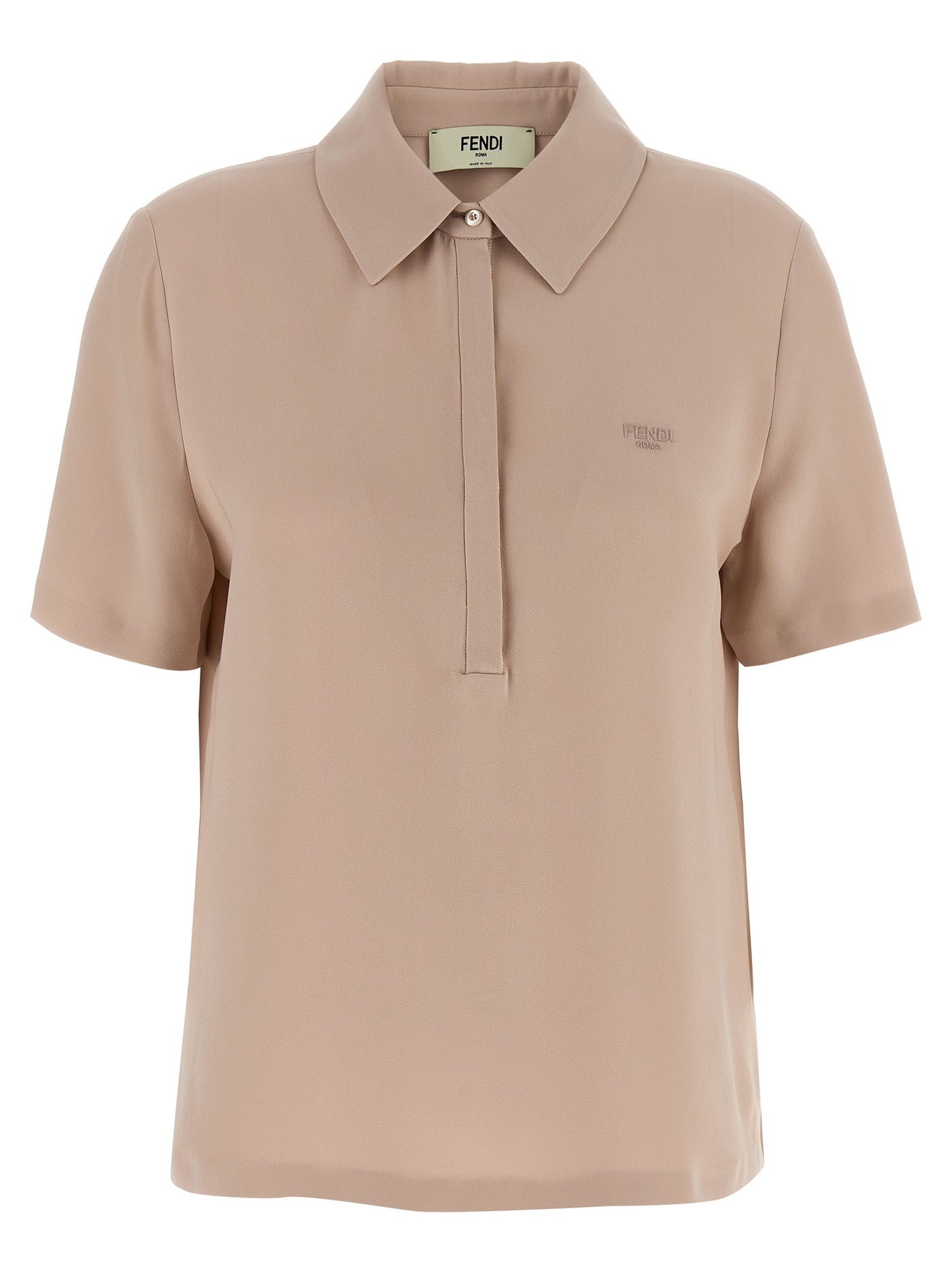 Multicolor Silk Polo Shirt
