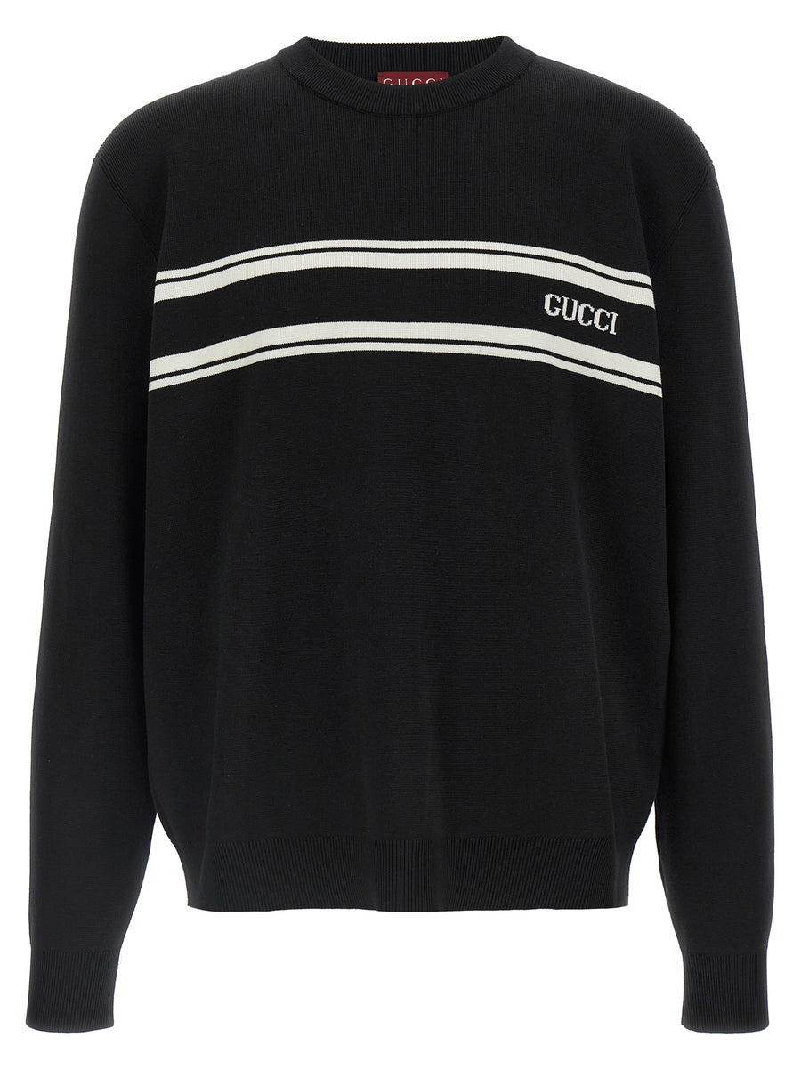 Bicolor Wool Cardigan