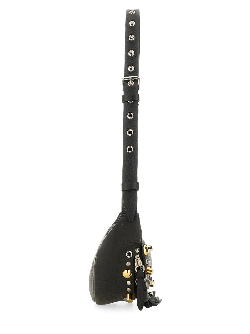 Valentino Garavani Nellcôte Belt Bag — Black Leather