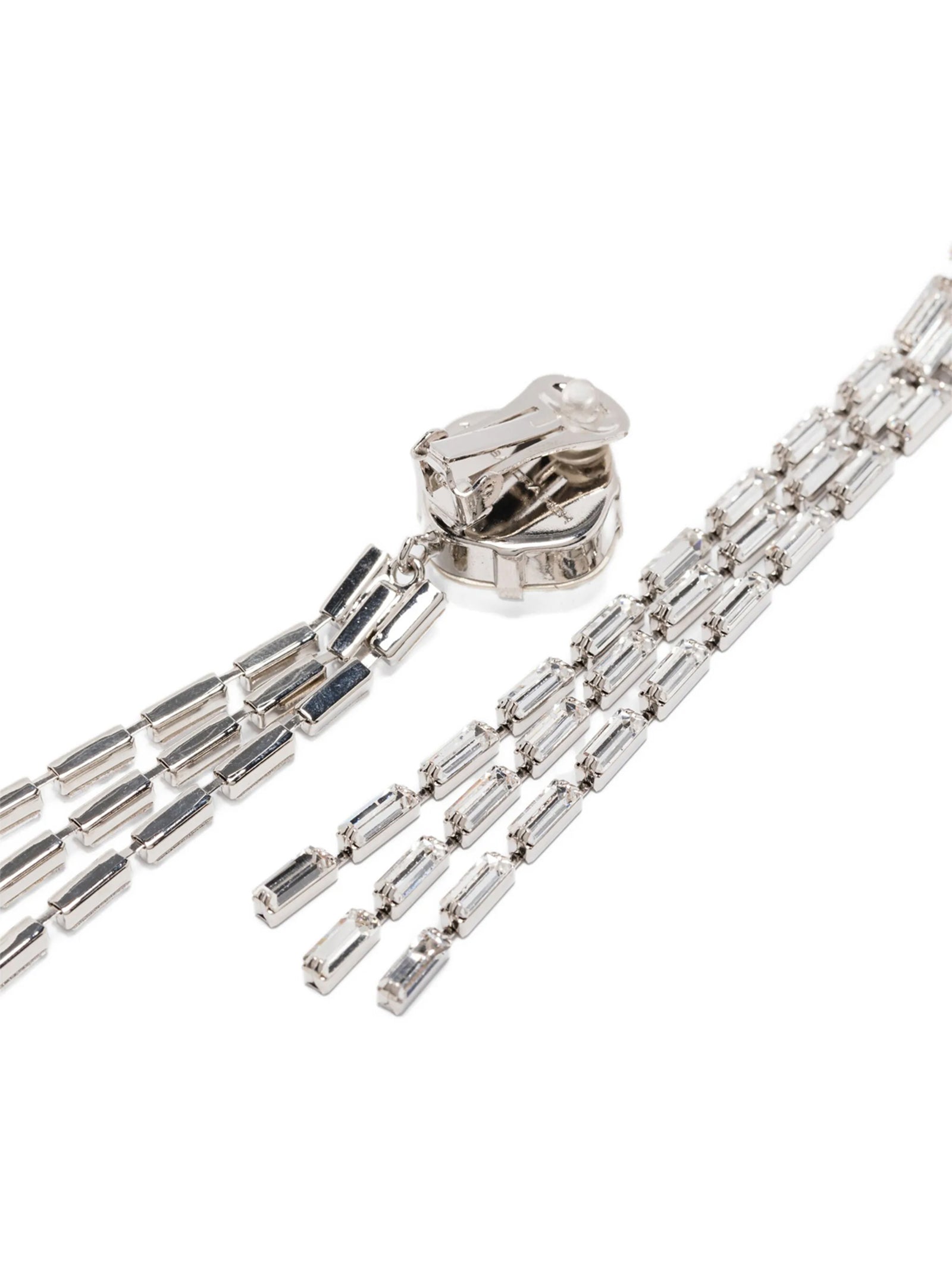 Silver Glass Earrings