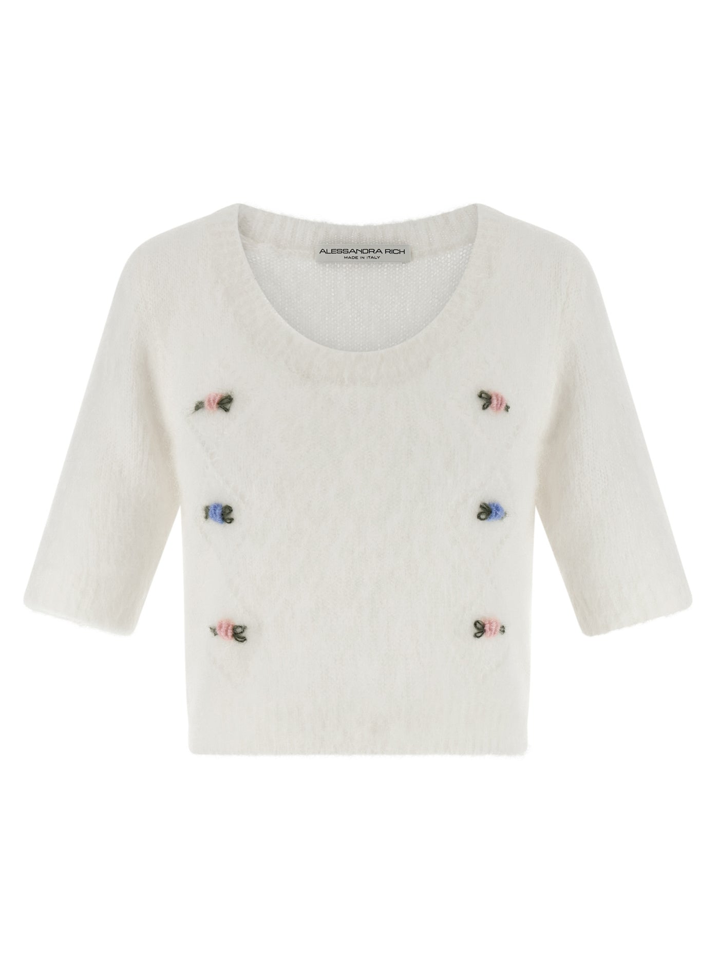White Wool Cardigan