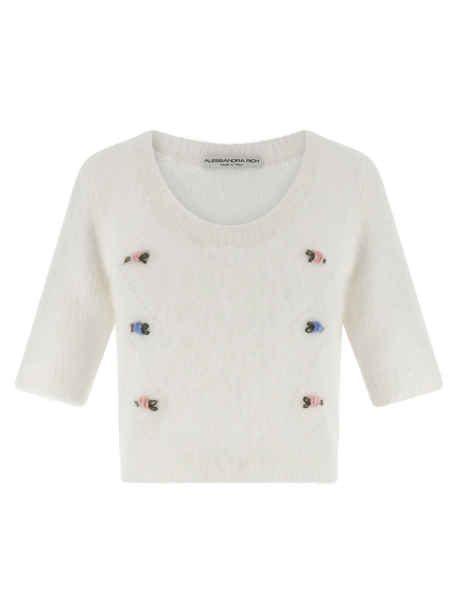 White Wool Cardigan