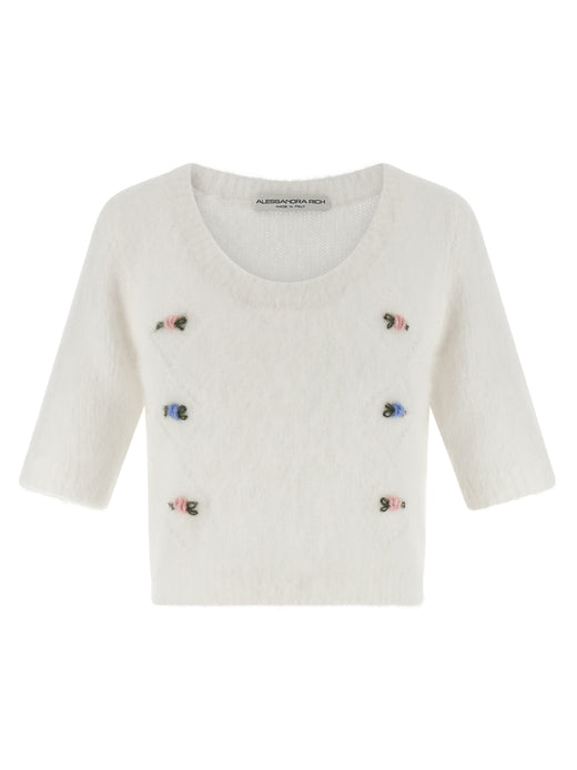 White Wool Cardigan