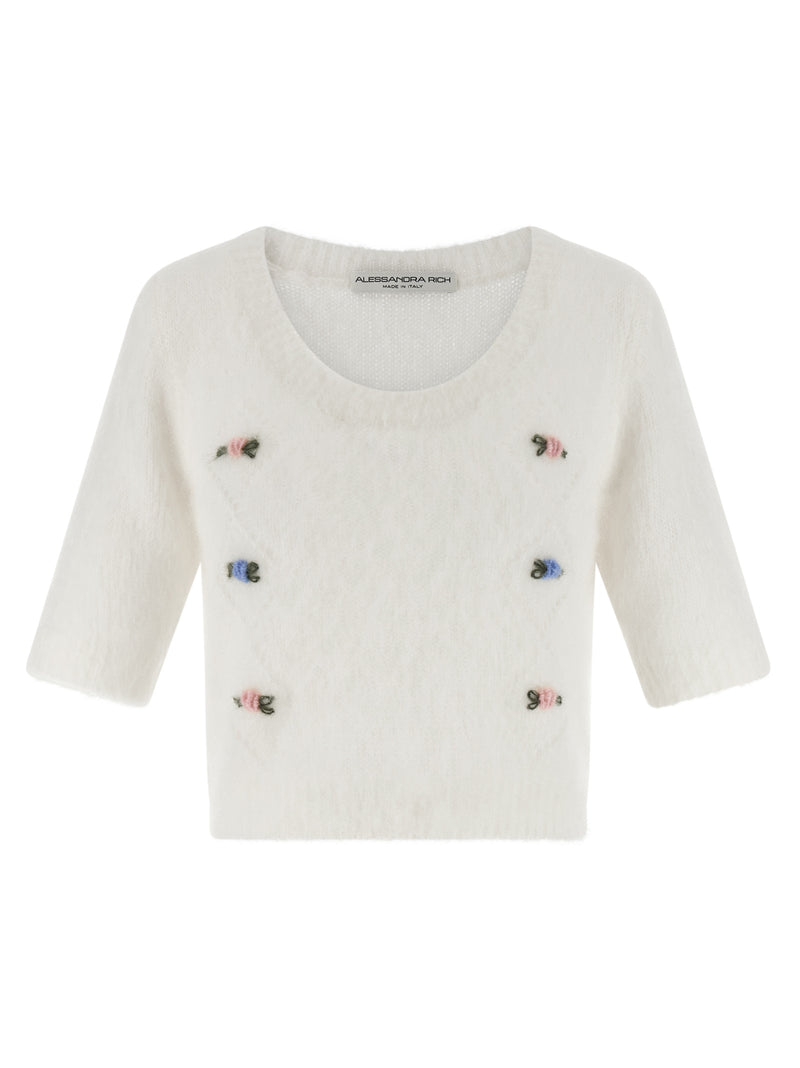 White Wool Cardigan