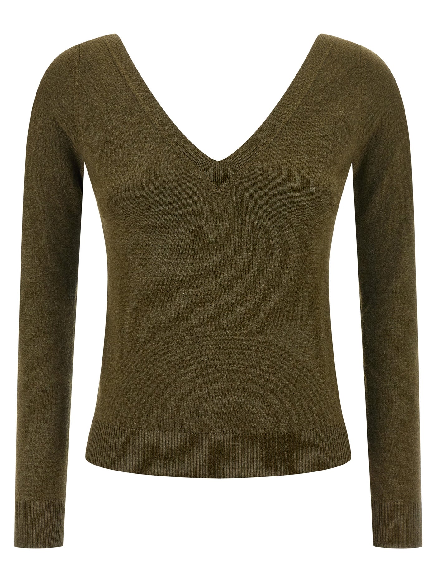Bicolor Cashmere Cardigan