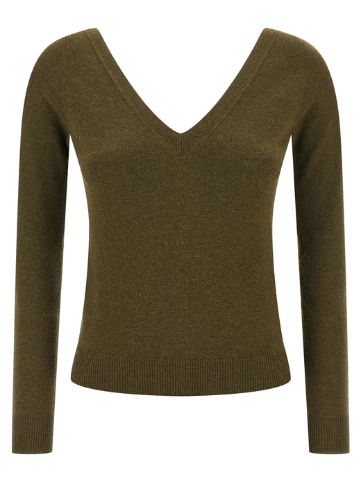 Bicolor Cashmere Cardigan