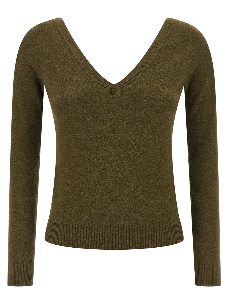 Bicolor Cashmere Cardigan