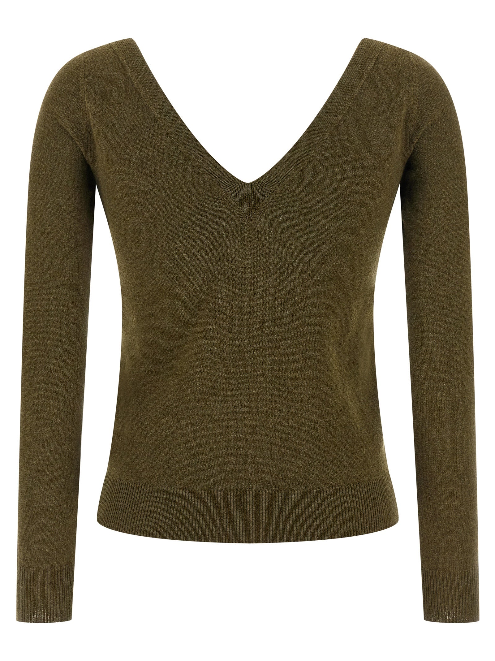 Bicolor Cashmere Cardigan