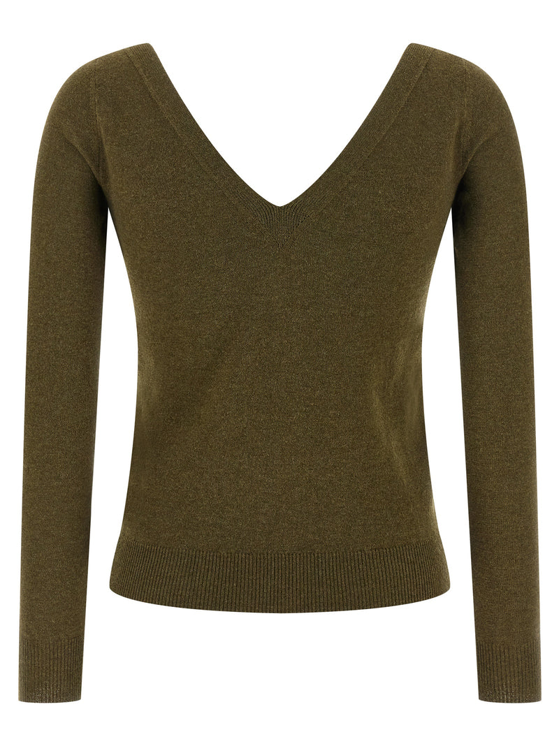 Bicolor Cashmere Cardigan