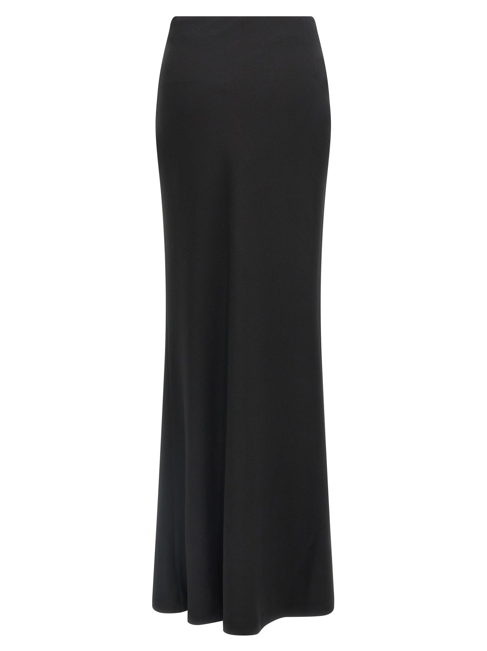 Black Virgin Wool Mini Skirt