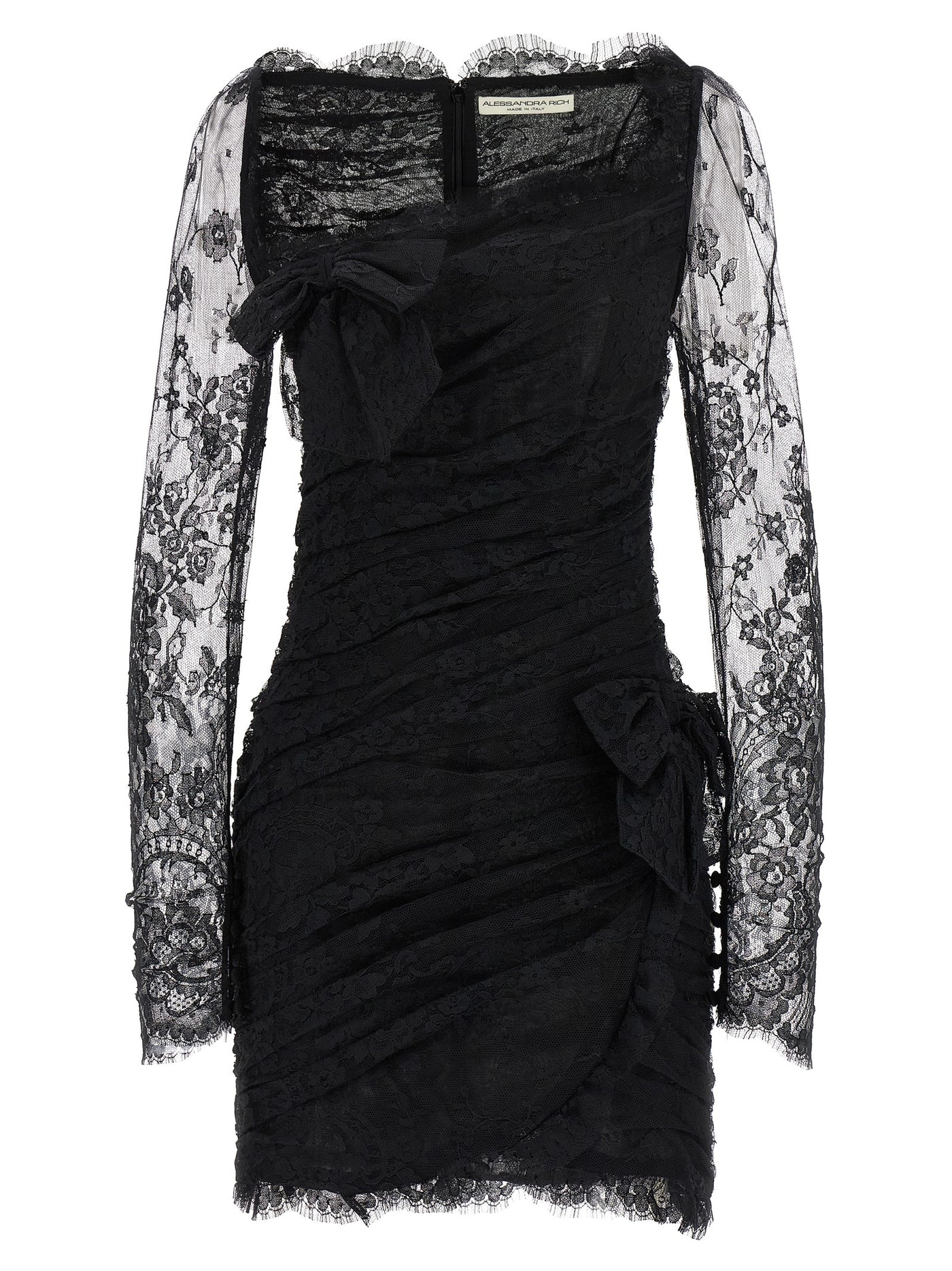 Black Organic Cotton Short Dress
