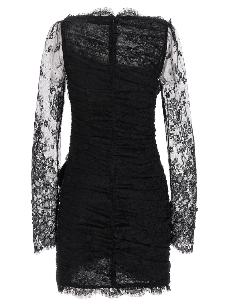 Black Organic Cotton Short Dress