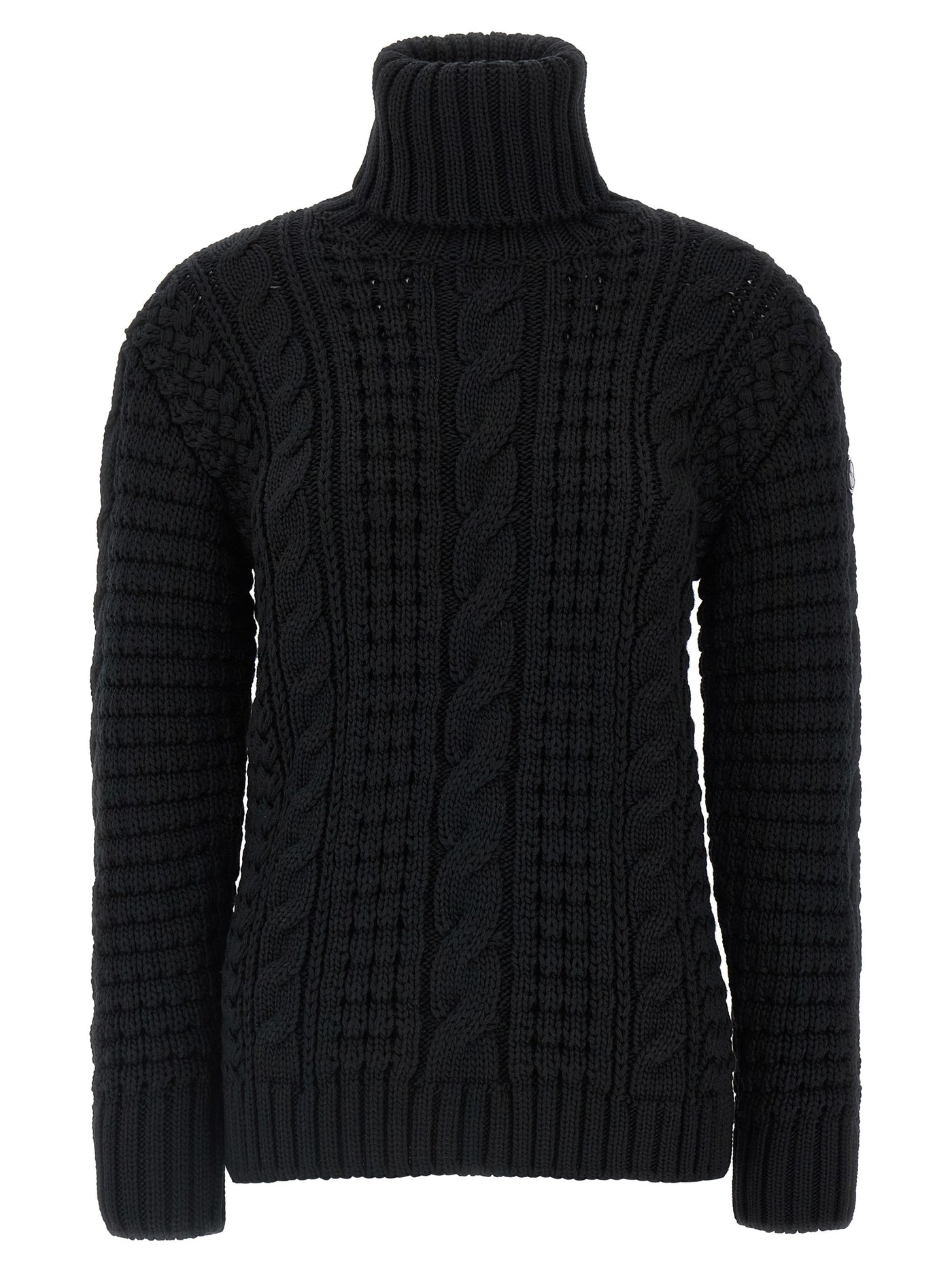 Black Virgin Wool Cardigan