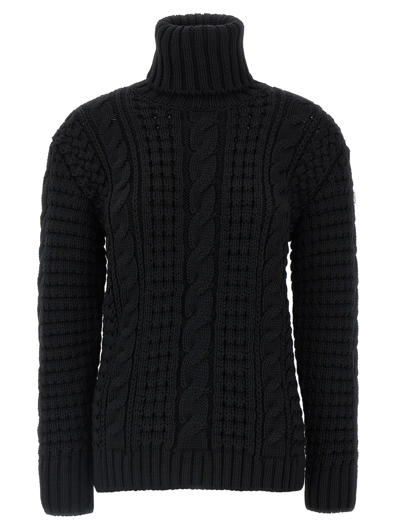 Black Virgin Wool Cardigan