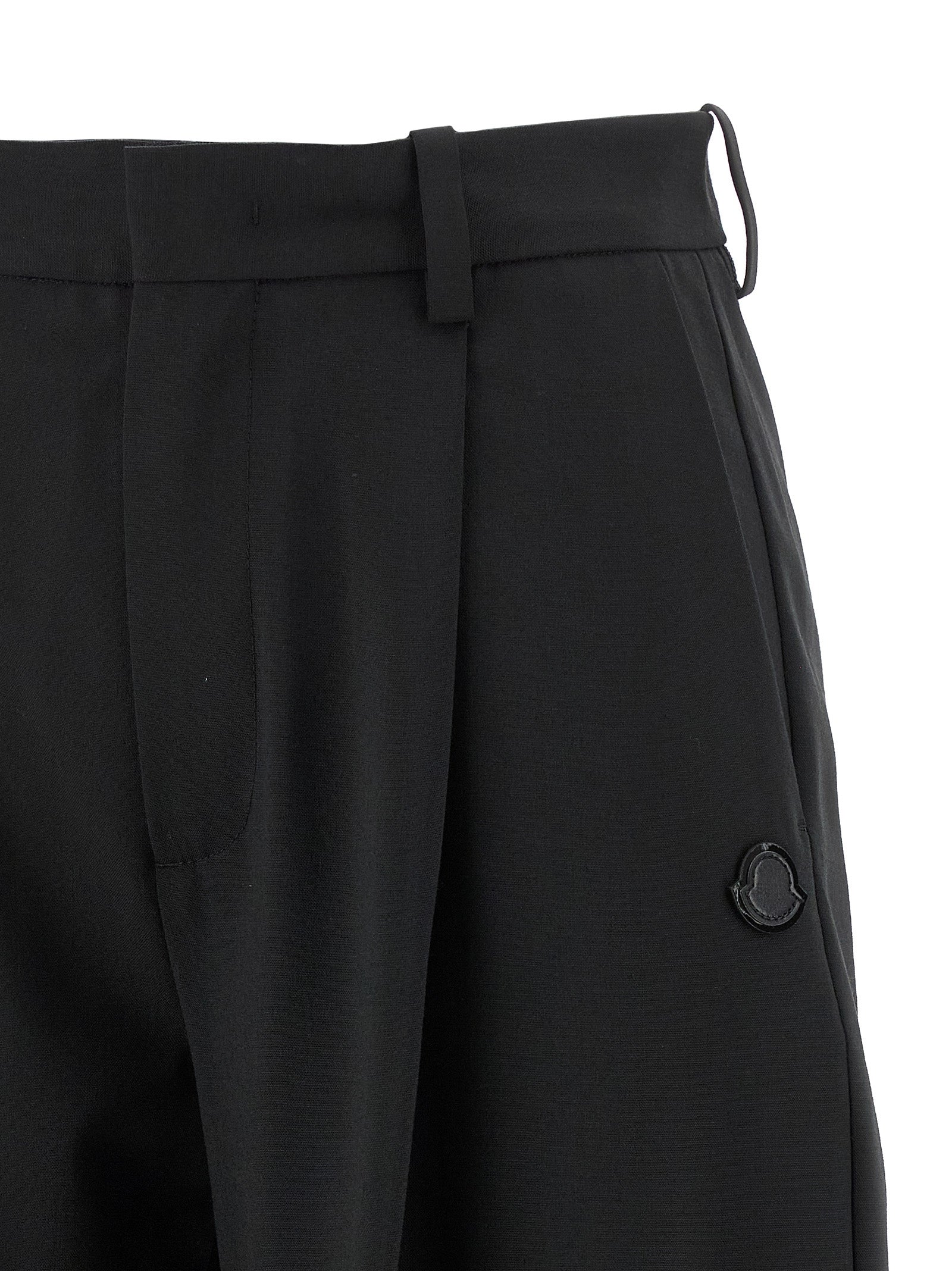 Black Polyester Dress Pants