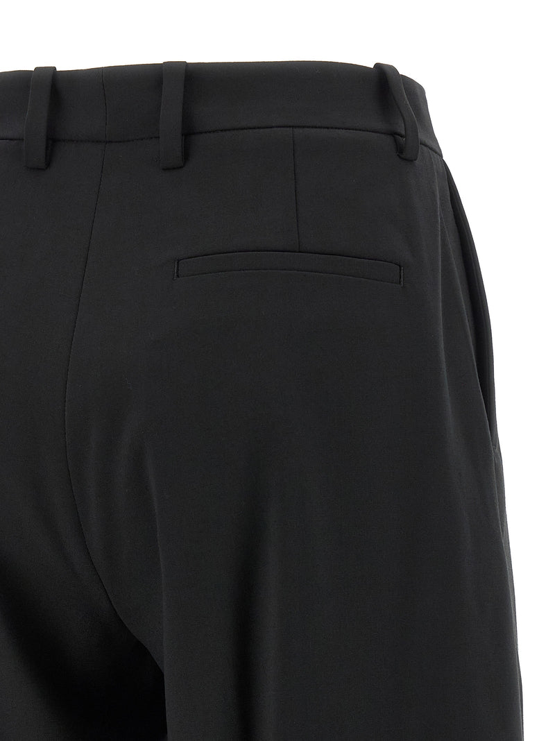 Black Polyester Dress Pants